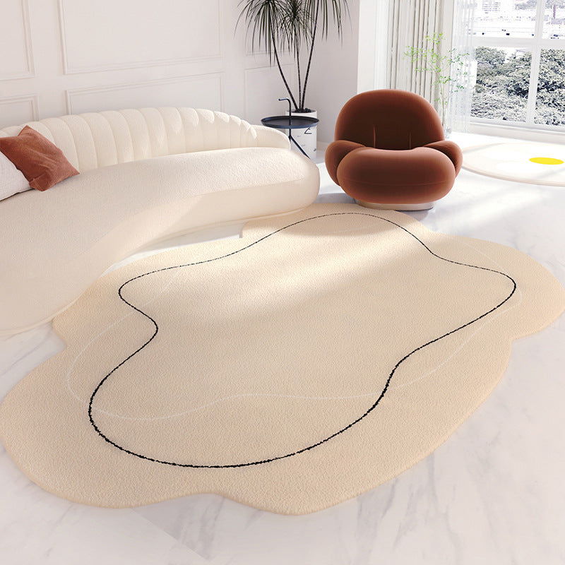 Soft Cream Bedroom Carpet – Perfect for Balcony Spaces