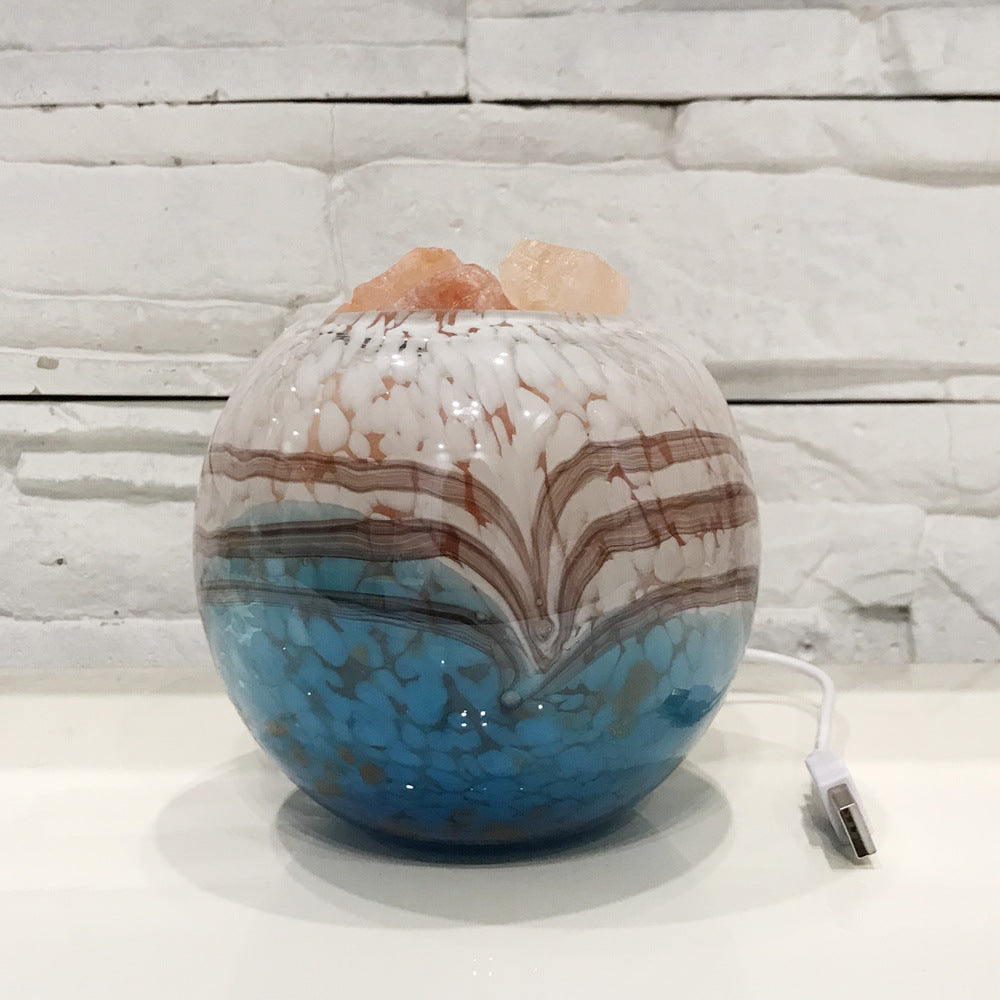 Elegant Bedroom Glass Night Light – Soft Glow for Sleep