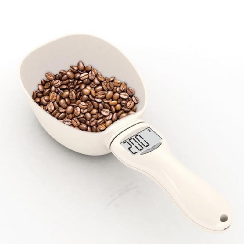 Pet Feeding Weighing Spoon -  with clear LCD and detectable scoop