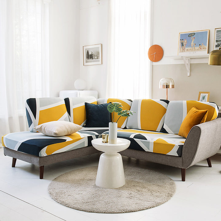 Universal Stretch Sofa Cover – Non-Slip, Thickened Protection