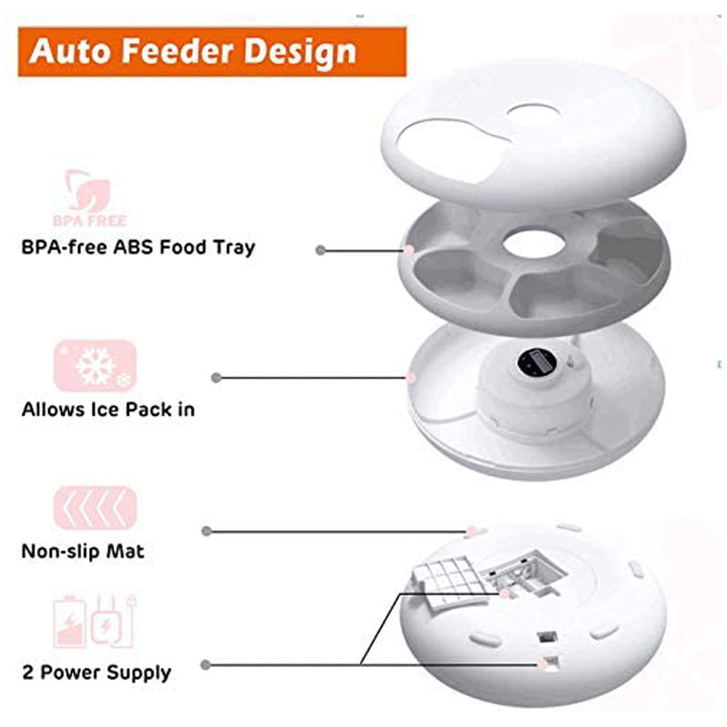Automatic Pet Feeder For Cats And Dogs Snacks