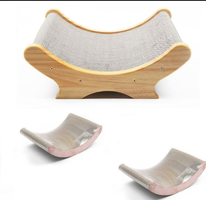 U-shaped Bed Cat Toy - Cat Paw Grinder
