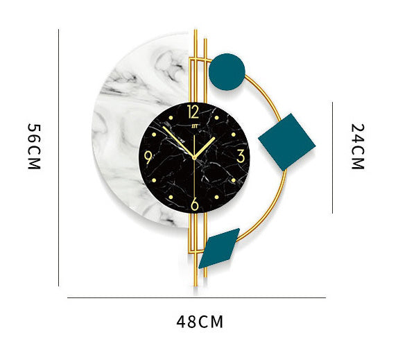 Modern Quartz Wall Clock – Sleek Home Decor Accent