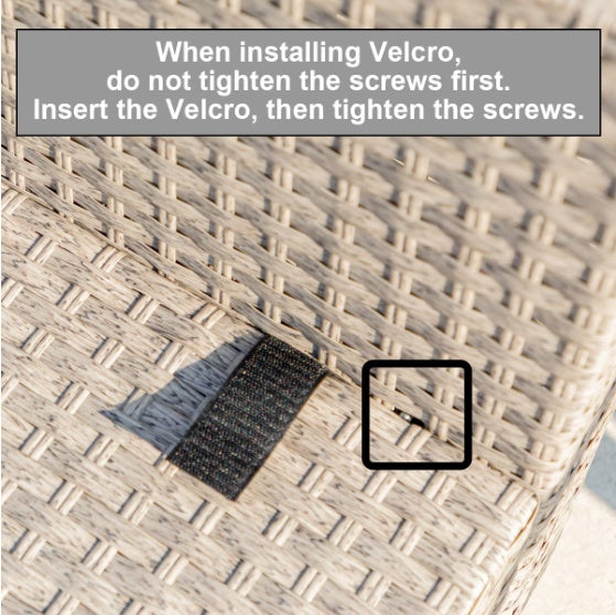 7-Piece Patio Furniture Set – Modular Sofa, Cushions & Storage Table