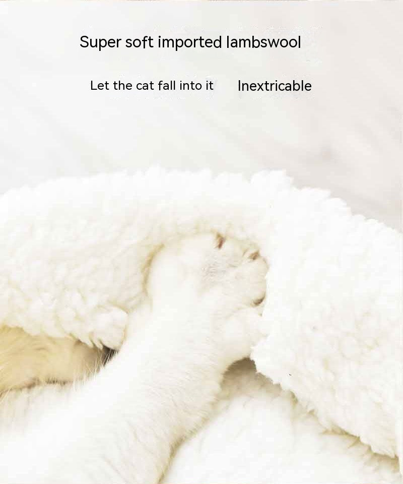 Cat Scratch Board Winter Rattan Warm Cat Nest