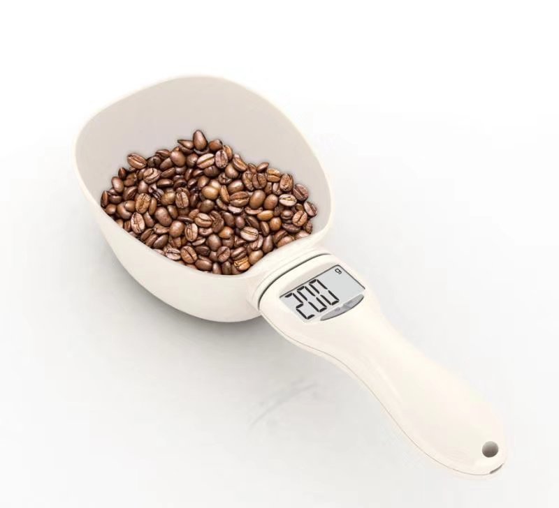 Pet Feeding Weighing Spoon -  with clear LCD and detectable scoop