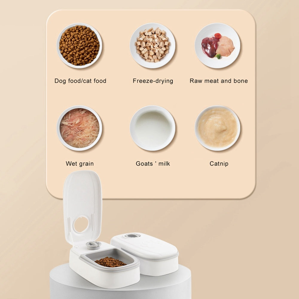 Smart Pet Feeder – Auto Food Dispenser for Cats & Dogs