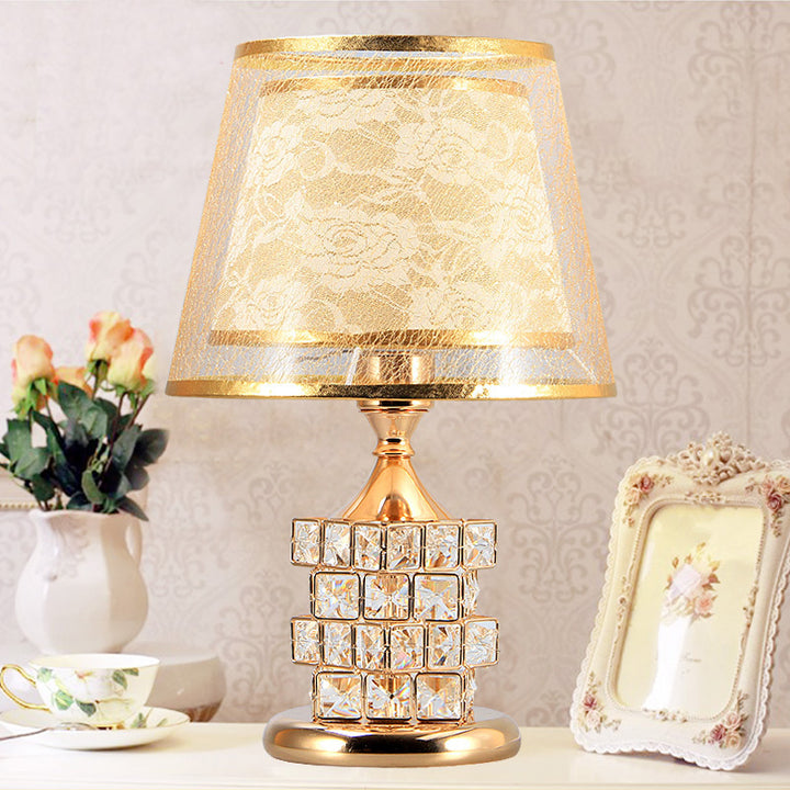 Modern Chrome Glass Light – Stylish Bedroom Bedside Lamp