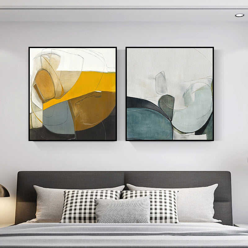 Abstract Canvas Poster – Nordic Style Frameless Decor