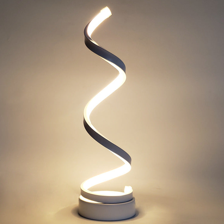 Sculptural LED Bedroom Bedside Table Lamp - Multi Color design