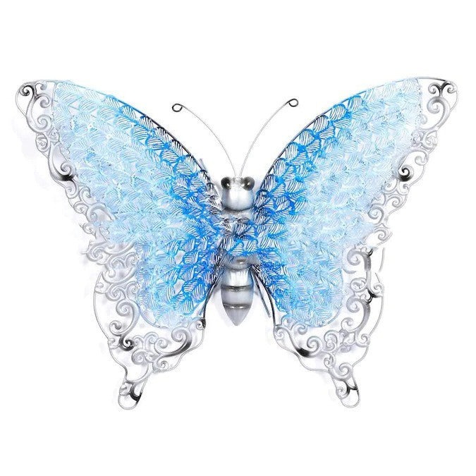 Blue Butterfly Wall Decor – Elegant Wing Scale Design