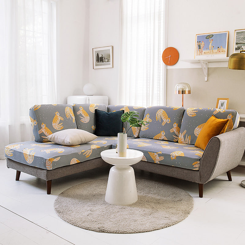 Universal Stretch Sofa Cover – Non-Slip, Thickened Protection