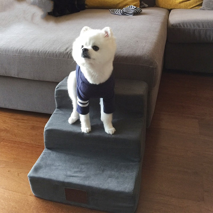Dog Climbing Stairs – Sponge Steps for Small Pets