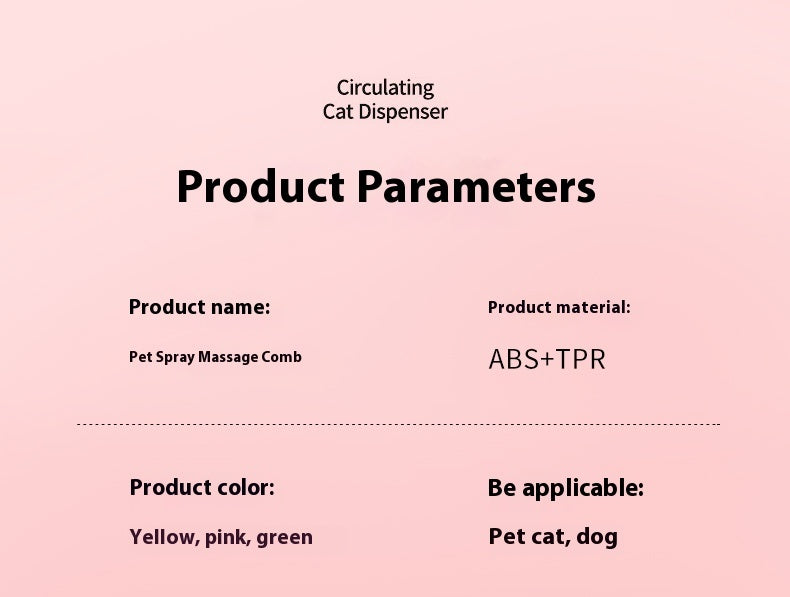 2-in-1 Pet Spray Brush – Comb and Groom Dogs & Cats