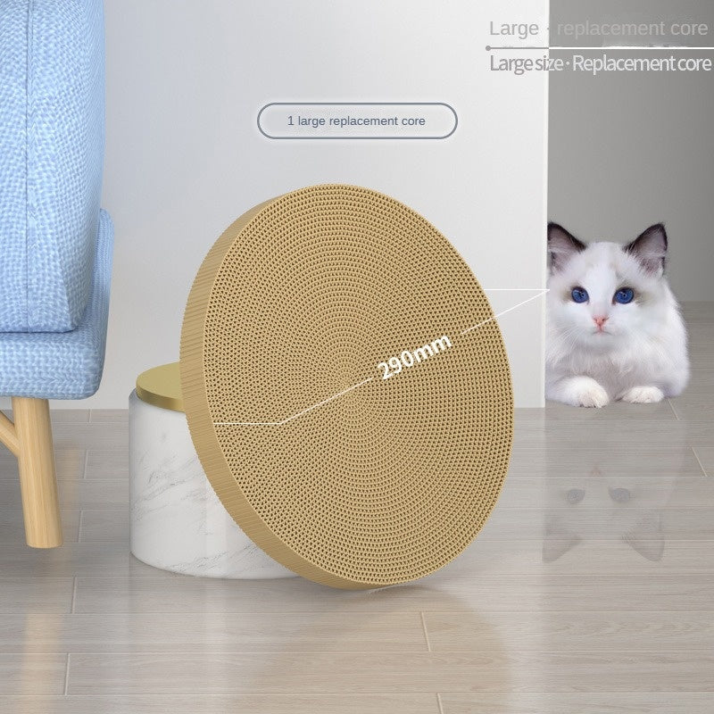 Round Cat Scratching Board – Anti-Scratch Furniture Guard
