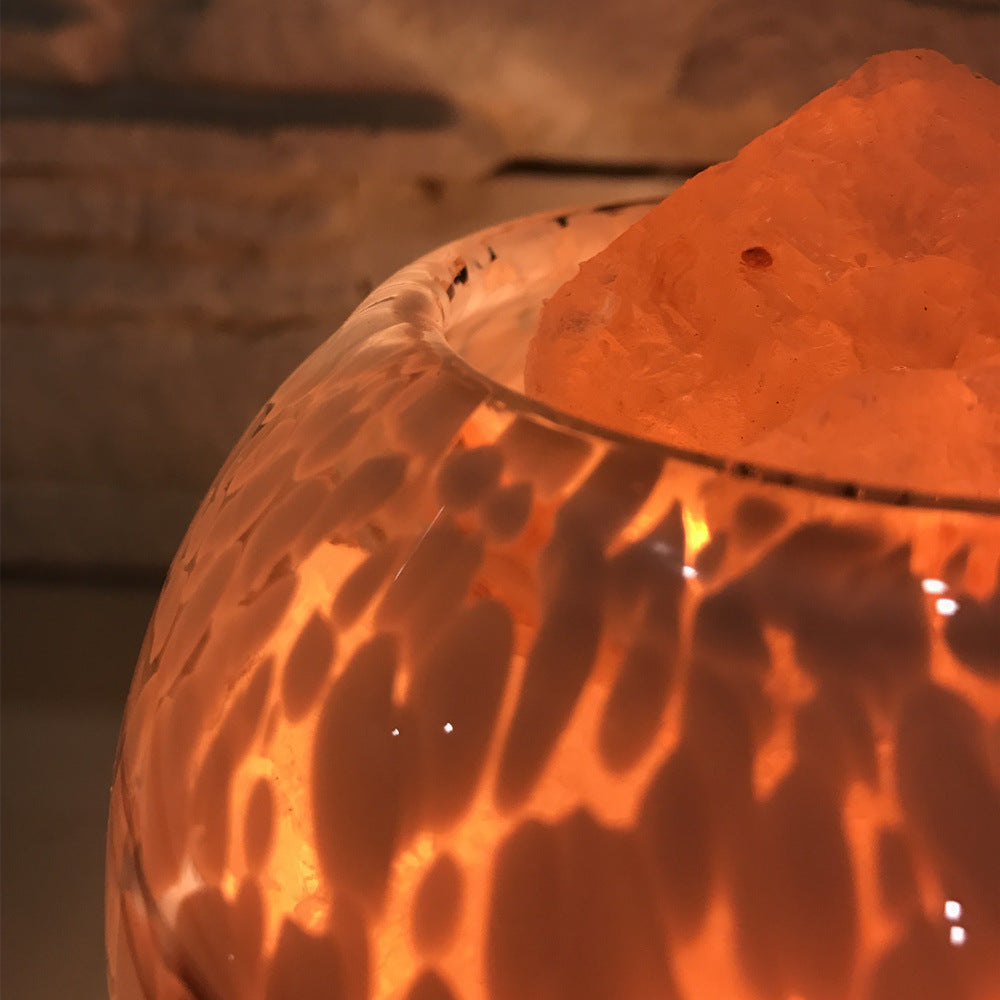 Elegant Bedroom Glass Night Light – Soft Glow for Sleep