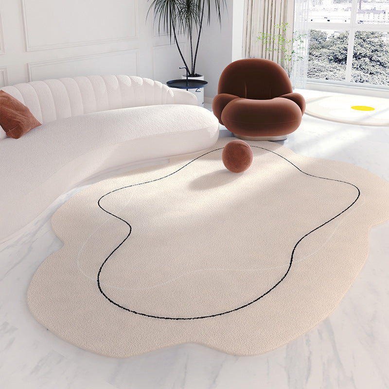 Soft Cream Bedroom Carpet – Perfect for Balcony Spaces