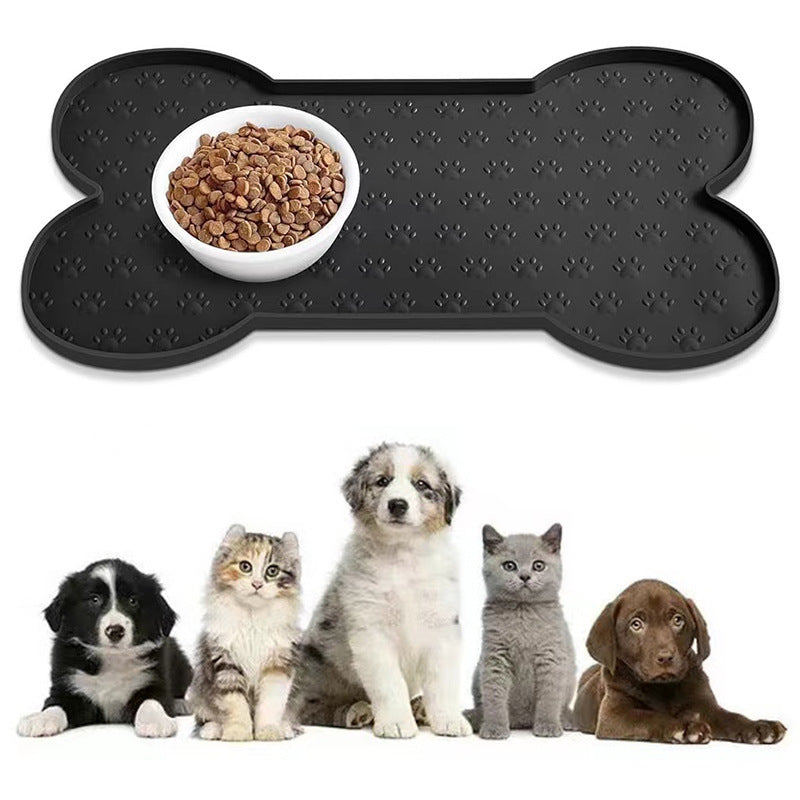 Anti-Spill Pet Feeding Mat – Easy Clean Silicone Base