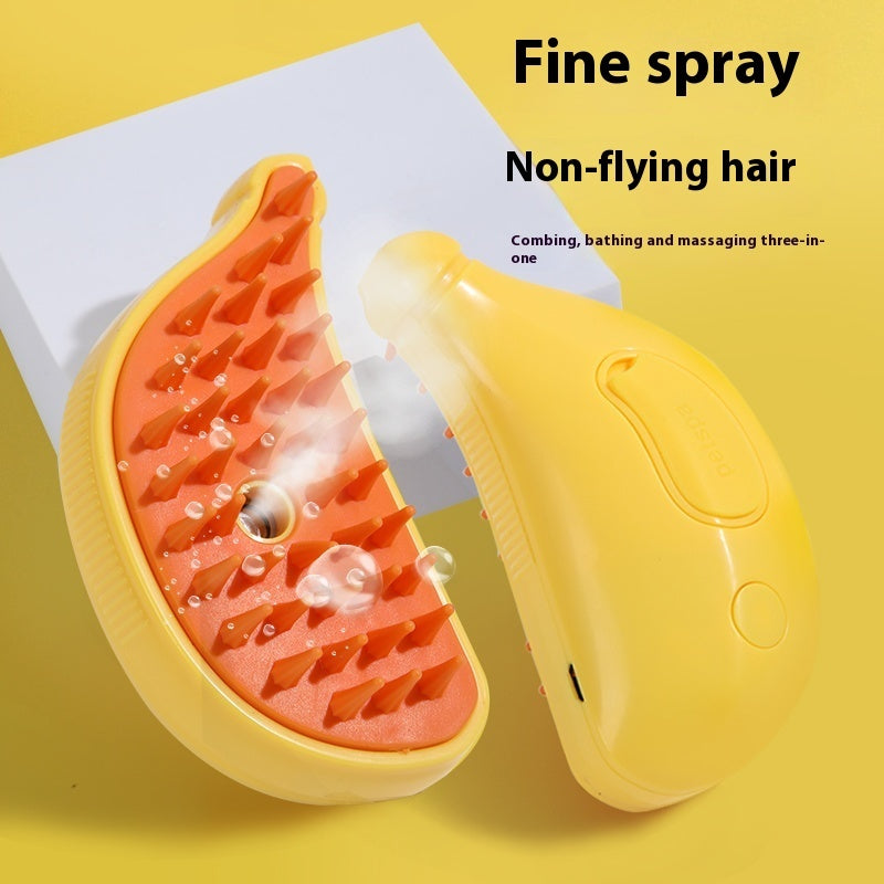 2-in-1 Pet Spray Brush – Comb and Groom Dogs & Cats