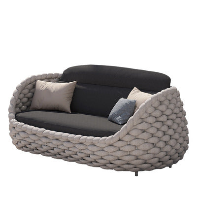 Outdoor Patio Lounge Set – Sofa & Coffee Table Combo Set
