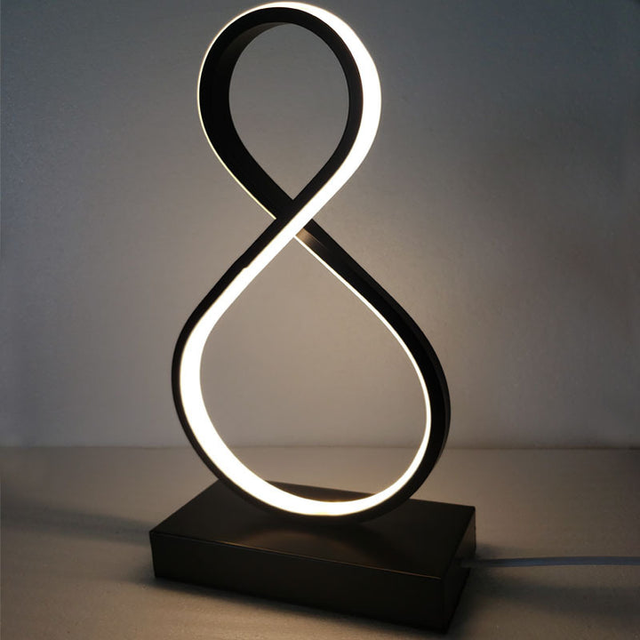 Sculptural LED Bedroom Bedside Table Lamp - Multi Color design