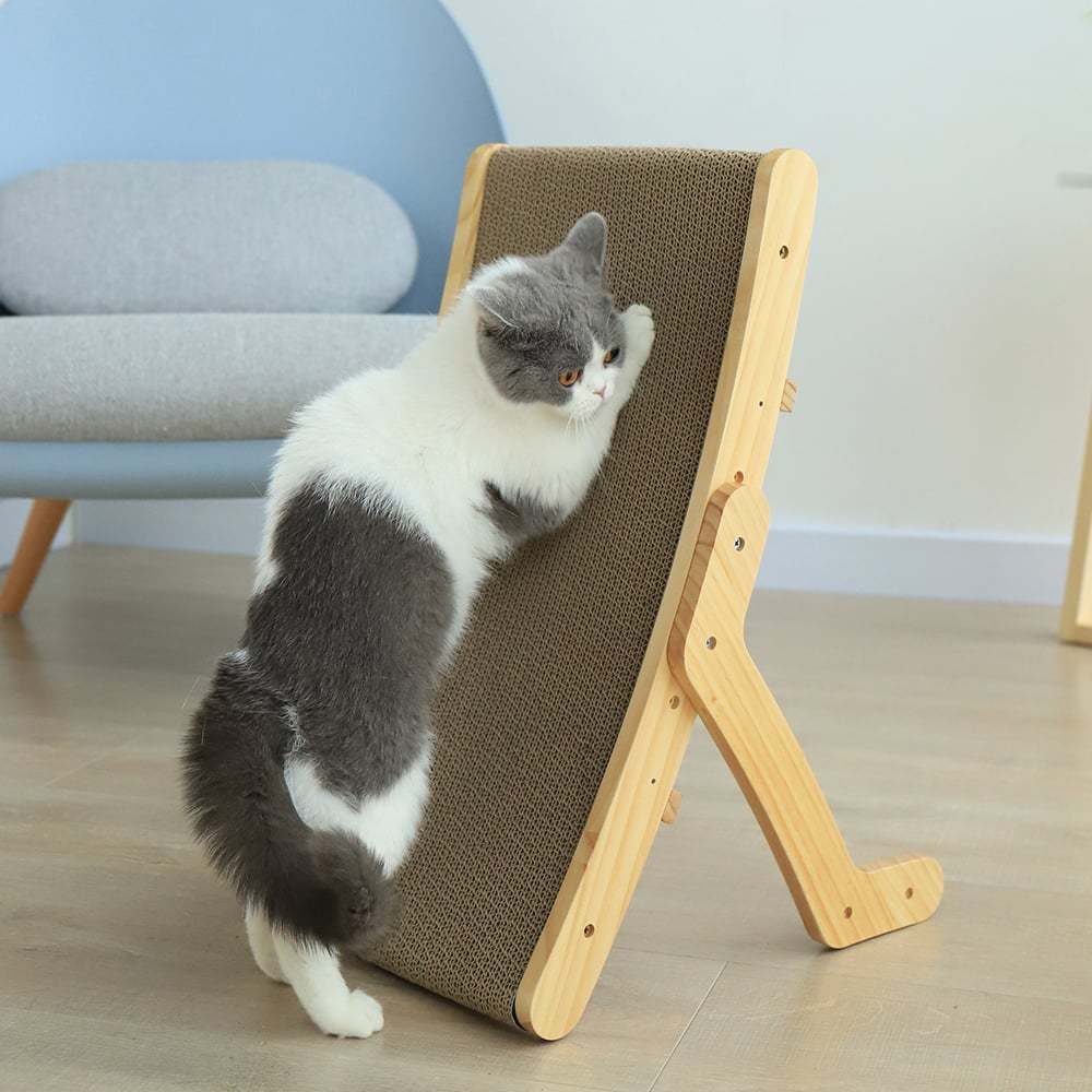 Vertical Cat Scratch & Bed – Deforms for Play, Sleep & Claws