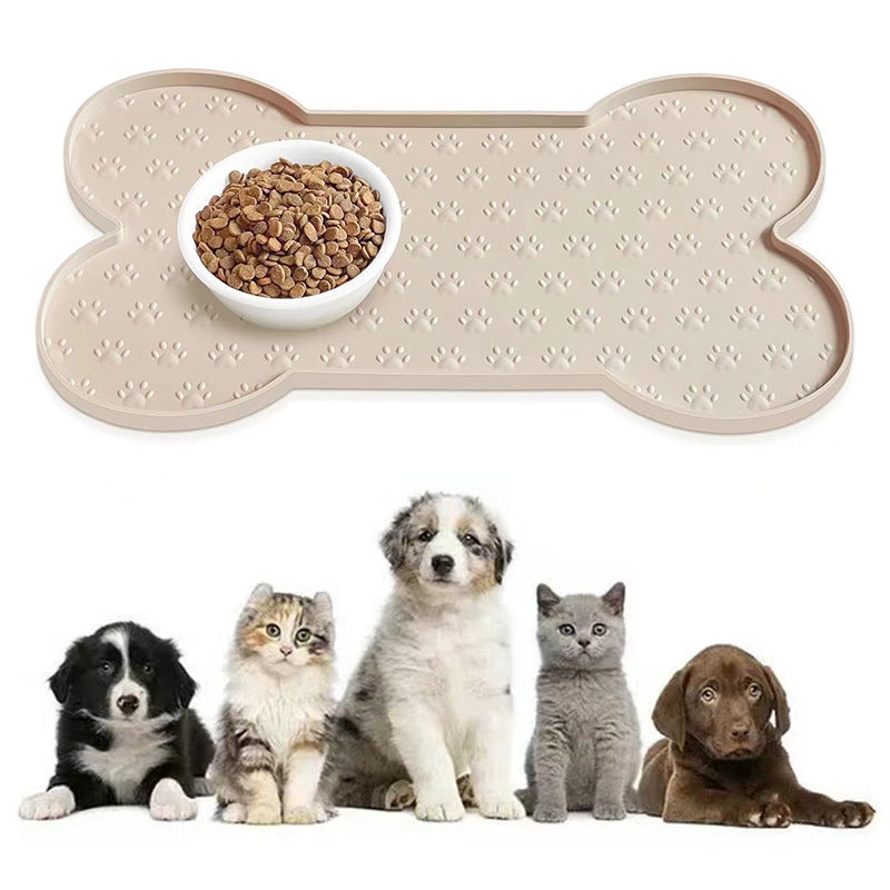 Anti-Spill Pet Feeding Mat – Easy Clean Silicone Base