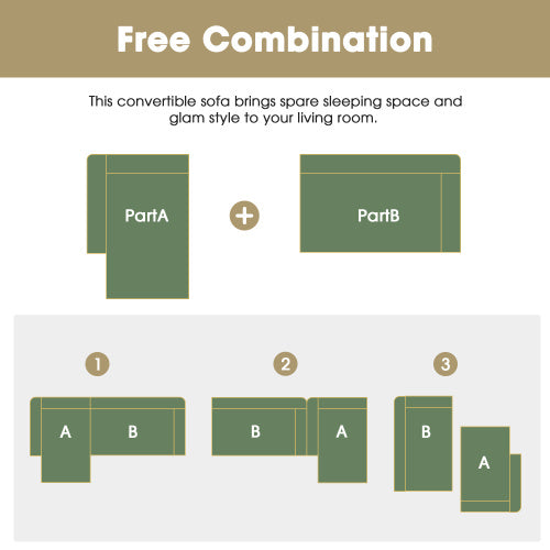 Living Room Modular Sofa Set – Stylish & Functional Design