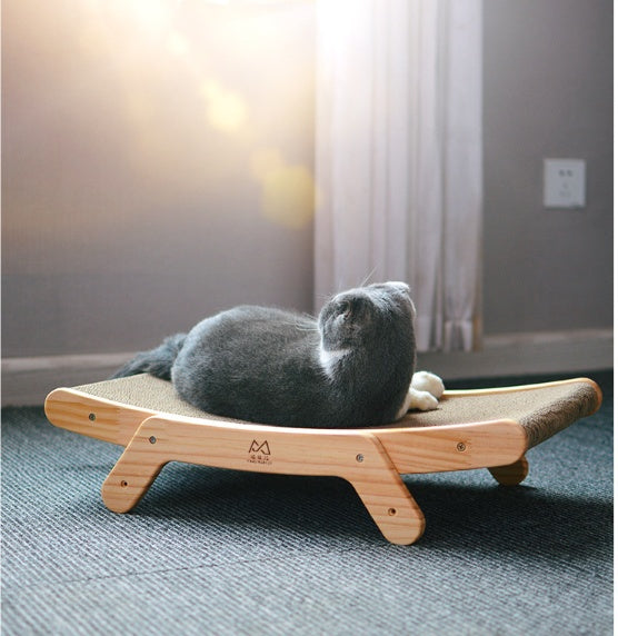 Vertical Cat Scratch & Bed – Deforms for Play, Sleep & Claws