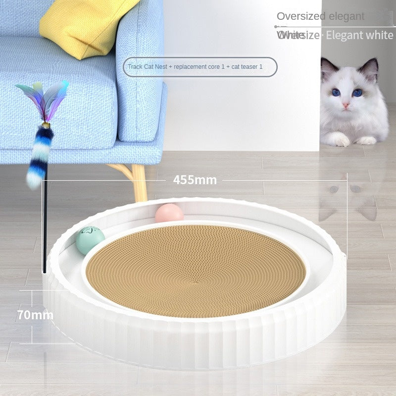 Round Cat Scratching Board – Anti-Scratch Furniture Guard