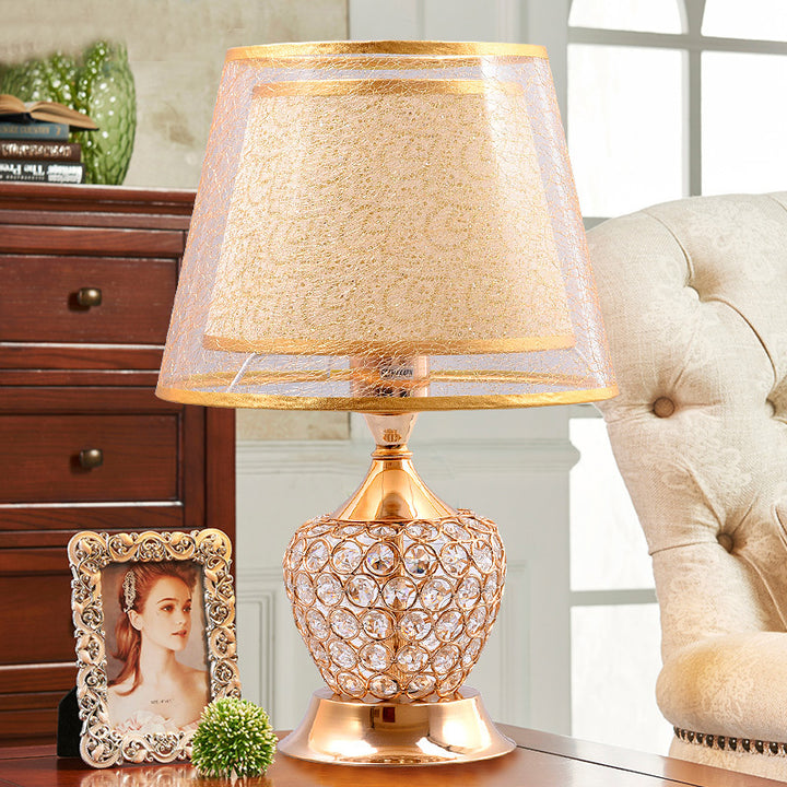 Modern Chrome Glass Light – Stylish Bedroom Bedside Lamp