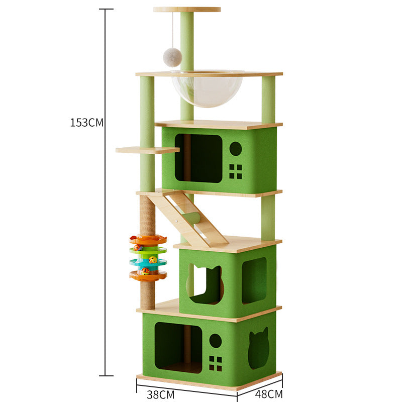 Multi-Level Cat Climbing Frame – Relax, Nest & Scratch Post