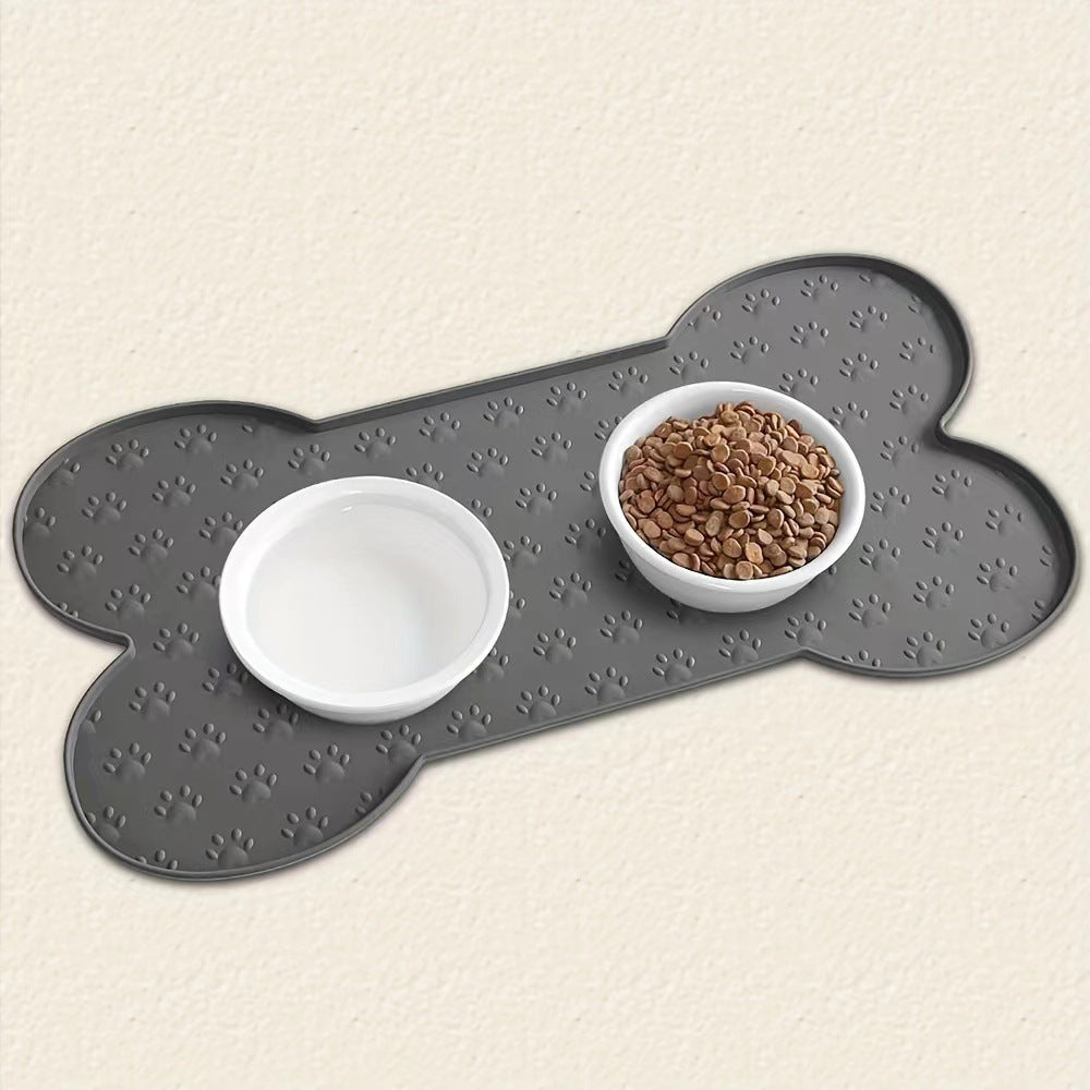 Anti-Spill Pet Feeding Mat – Easy Clean Silicone Base
