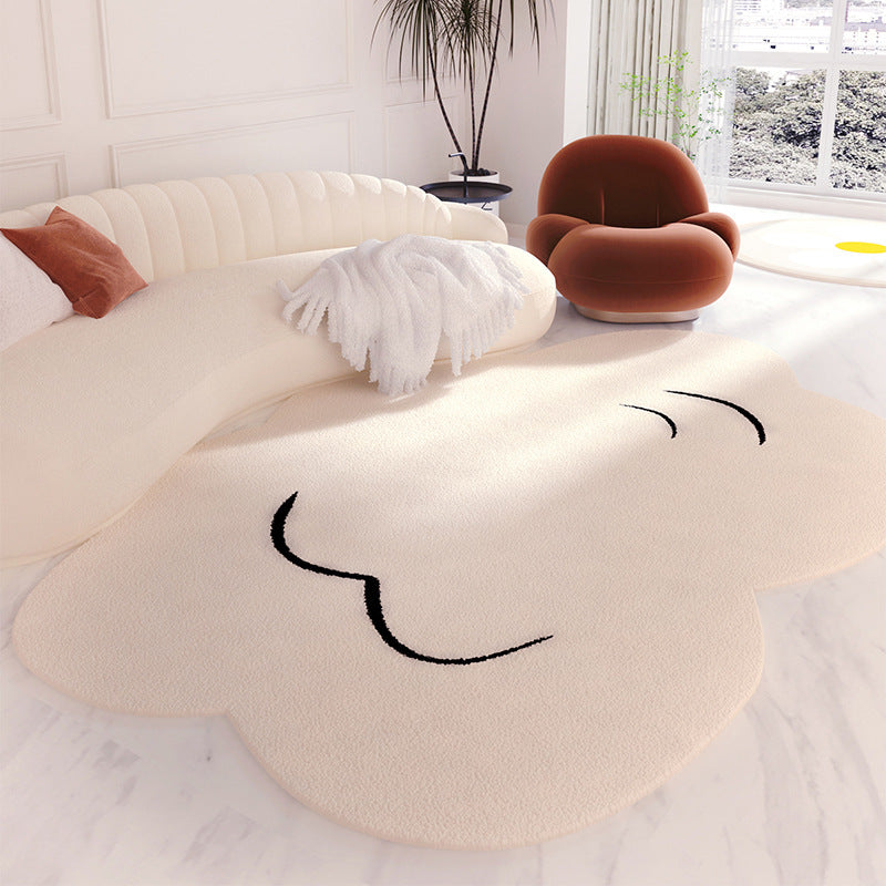 Soft Cream Bedroom Carpet – Perfect for Balcony Spaces
