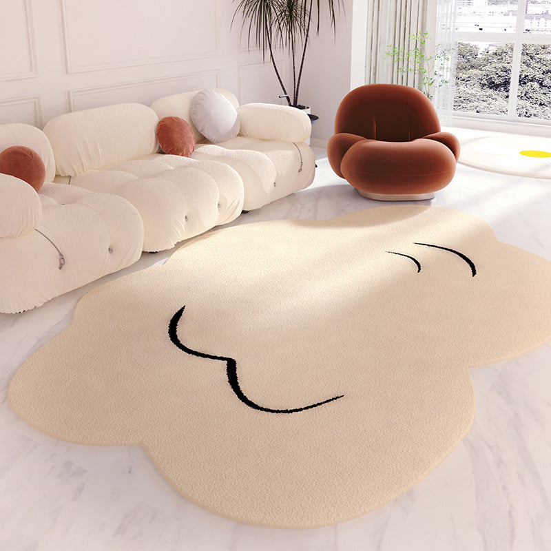 Soft Cream Bedroom Carpet – Perfect for Balcony Spaces