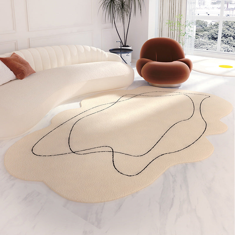 Soft Cream Bedroom Carpet – Perfect for Balcony Spaces