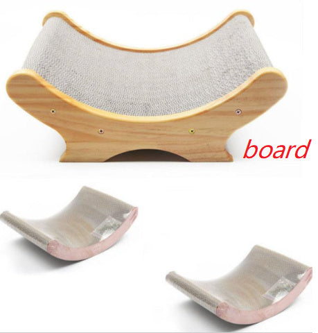 U-shaped Bed Cat Toy - Cat Paw Grinder