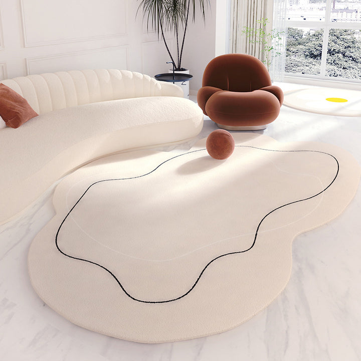 Soft Cream Bedroom Carpet – Perfect for Balcony Spaces