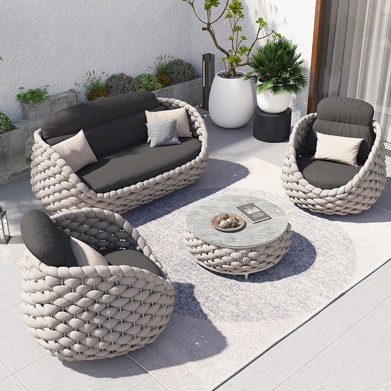Outdoor Patio Lounge Set – Sofa & Coffee Table Combo Set