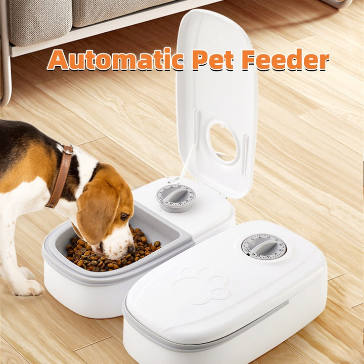 Smart Pet Feeder – Auto Food Dispenser for Cats & Dogs