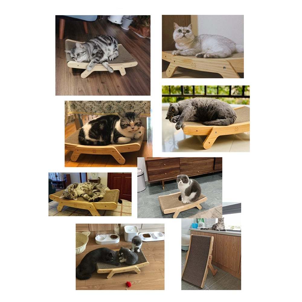 Vertical Cat Scratch & Bed – Deforms for Play, Sleep & Claws